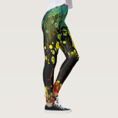 Kleurrijke Abstracte Leggings - "Het begin" (Rechts)