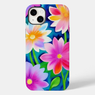 Kleurrijke Abstracte lentebloemen Case-Mate iPhone 14 Plus Hoesje