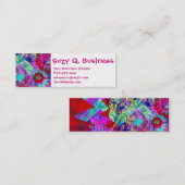 Kleurrijke Abstracte libellen Visitekaartjes (Voorkant / Achterkant)
