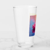 Kleurrijke Abstracte Lotus Flowers Glas (Rechts)