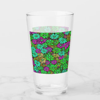 Kleurrijke Abstracte madeliefjes #27 Glas