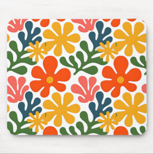 Kleurrijke Abstracte Matisse Bloemstuk Retro Kunst Muismat