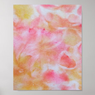 Kleurrijke abstracte, minimale bewerkbare jouw tek poster