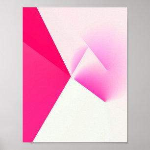 Kleurrijke abstracte, minimale bewerkbare jouw tek poster