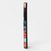 Kleurrijke abstracte monogram schilderkokers. Case-Mate iPhone case (Achterkant/links)