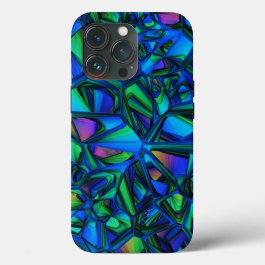 Kleurrijke Abstracte mozaïek Case-Mate iPhone Case (Achterkant)
