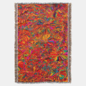 Kleurrijke Abstracte multikleurenachtergrond Deken (Voorkant Verticaal)