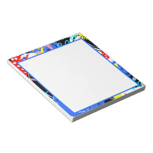 Kleurrijke abstracte notitieblok