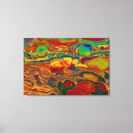Kleurrijke Abstracte olieverf Pattern Art Canvas Afdruk