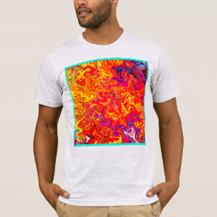 Kleurrijke Abstracte Ontwerpen T-shirt
