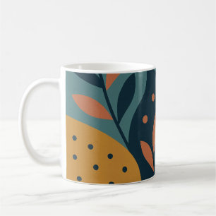 Kleurrijke abstracte ontwerpmokken koffiemok