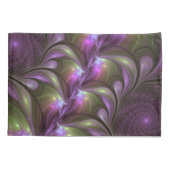 Kleurrijke Abstracte Paarse Kh Kussensloop (Achterkant)