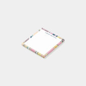 Kleurrijke Abstracte pasteien Aangepaste verf Post-it® Notes (Schuin)