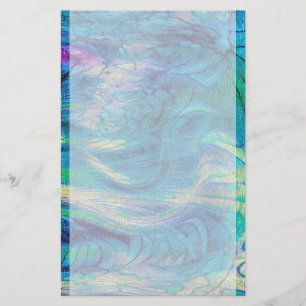 Kleurrijke Abstracte peacock Art Stationery Briefpapier