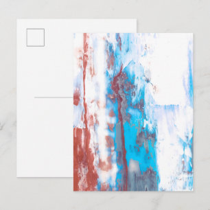 Kleurrijke abstracte penseelstreek achtergrond briefkaart
