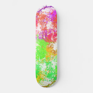 Kleurrijke Abstracte schilderkunst Skateboard