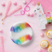 Kleurrijke Abstracte Sjabloon Moderne regenboogkle Papieren Kommen (Feest)