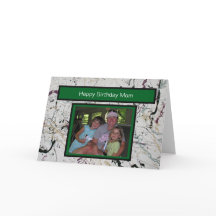 Kleurrijke abstracte Splatter Schilderij Verjaarda