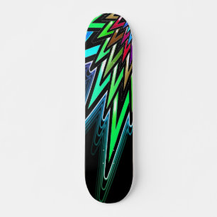Kleurrijke Abstracte Star Skateboard