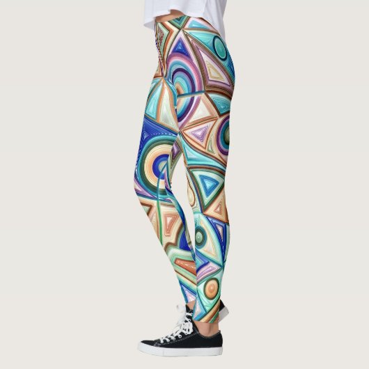 Kleurrijke abstracte stijlvolle "Ratti_Creative_Ar Leggings (Links)