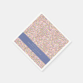 Kleurrijke Abstracte Stippen Graduation Party Cust Servet (Hoek)