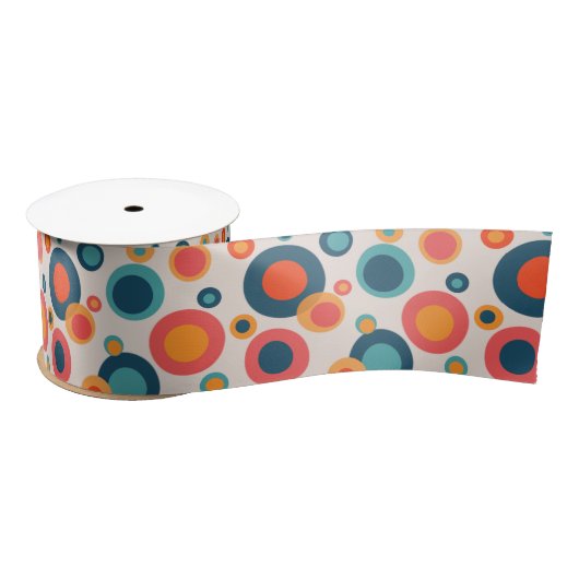 Kleurrijke Abstracte Stippen Lint (Spoel)