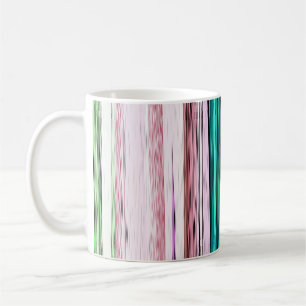 Kleurrijke Abstracte strepen #123 Koffiemok