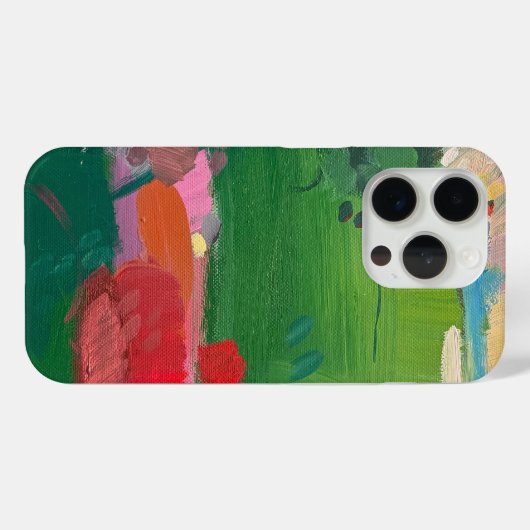 Kleurrijke Abstracte tekenverf Case-Mate iPhone Case (Achterkant (horizontaal))