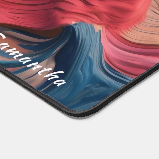 Kleurrijke Abstracte verf Splatter Art (5) Bureaumat (Hoek)