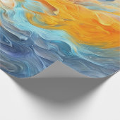 Kleurrijke Abstracte verf Splatter Art (8) Cadeaupapier (Hoek)