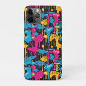 Kleurrijke Abstracte verfdruppels (1) Case-Mate iPhone Case (Achterkant)