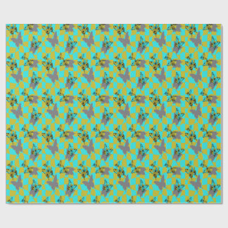 Kleurrijke Abstracte Vlinder  Cadeaupapier