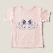 Kleurrijke Abstracte  vogels 2 (Design voorkant)