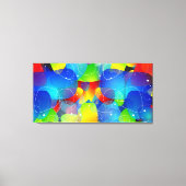 Kleurrijke abstracte vorm moderne kunstcanvasafdru canvas afdruk (Voorkant)