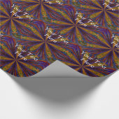 Kleurrijke Abstracte vormen en kleuren Cadeaupapier (Hoek)