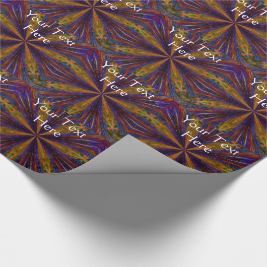 Kleurrijke Abstracte vormen en kleuren Cadeaupapier (Hoek)