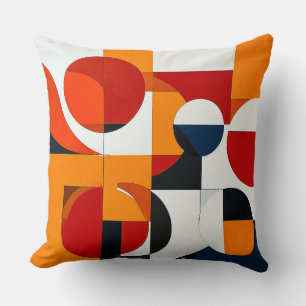 Kleurrijke abstracte vormen kussen