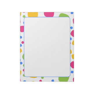 Kleurrijke Abstracte Vormen Patroon Notitieblok