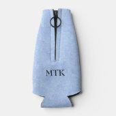 Kleurrijke Abstracte zwemschildpadden Flesjeskoeler (Achterkant)