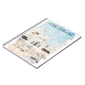 Kleurrijke Abu Dhabi UAE Monument Notitieboek (Linkerzijde)