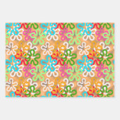 Kleurrijke African Blob Abstract Shapes Pattern Inpakpapier Vel (Voorkant 2)