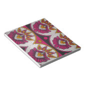 Kleurrijke Afrikaanse stof Motief Art Print Notitieblok (Schuin)