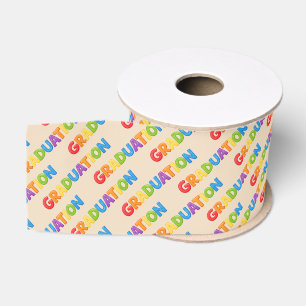 Kleurrijke Afstudeer Grosgrain Lint
