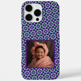 Kleurrijke afstudeercadeaus vierkant patroon  iPhone 16 pro max hoesje
