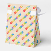 Kleurrijke Afstuderen  Bedankdoosjes (Achterkant)