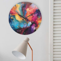 Kleurrijke Alcohol Inktenkunst