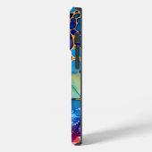 Kleurrijke alcoholinkt waterverven achtergrond Case-Mate iPhone case (Achterkant / Links)