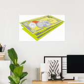 Kleurrijke Amerikaanse geld en munten Poster