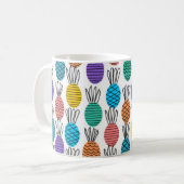 Kleurrijke anananas Mok (Voorkant links)