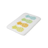 Kleurrijke anananassen badmat (Gekanteld)